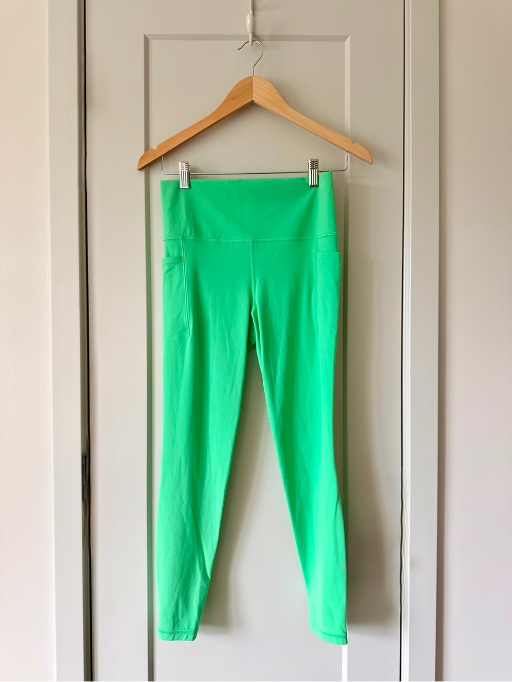 Athleta Neon Green High-Waist Leggings
